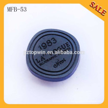 MFB53 kundenspezifische quadratische Kappe Metall-Druckknöpfe benutzerdefinierte Logo